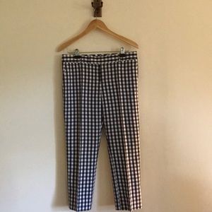 Banana Republic Mad Men collection gingham pants